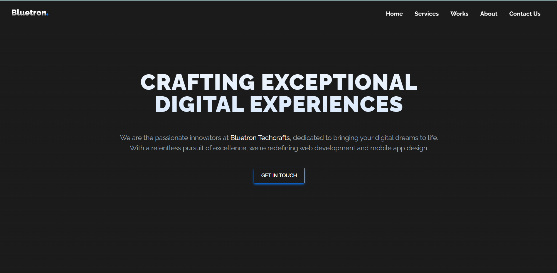 Bluetron Website